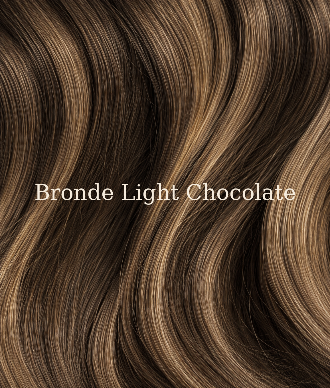 Kleurstaal Bronde Light Chocolate van Lezwina Hair