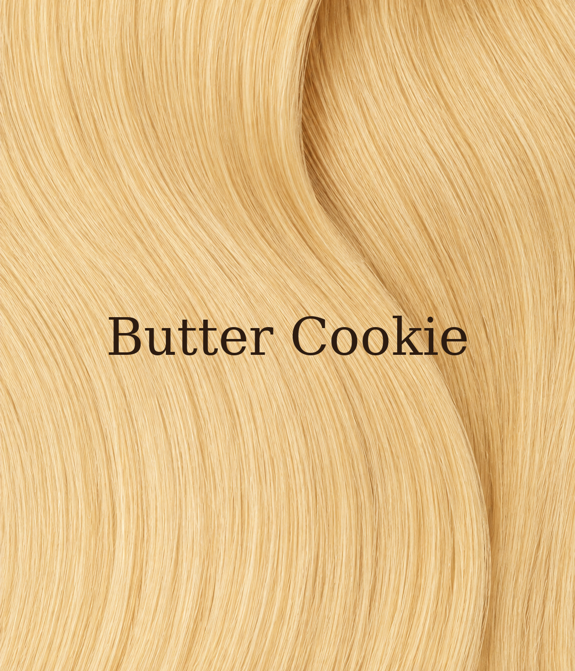 Kleurstaal Butter Cookie van Lezwina Hair