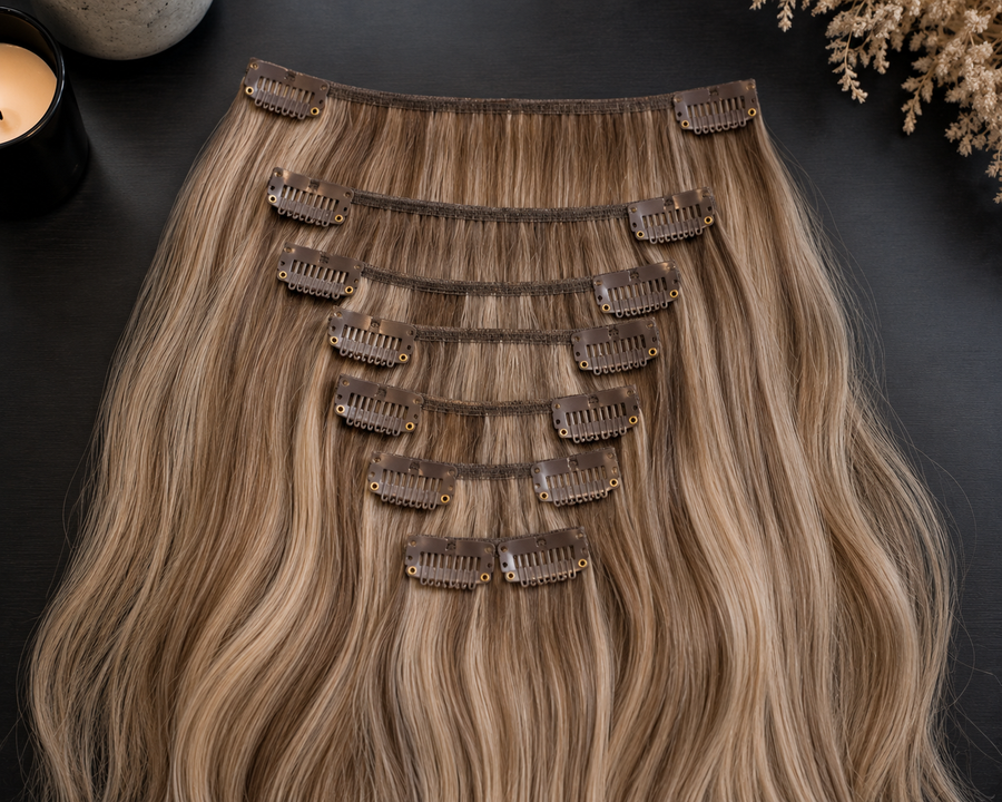 Clip-in extensions wassen & verzorgen