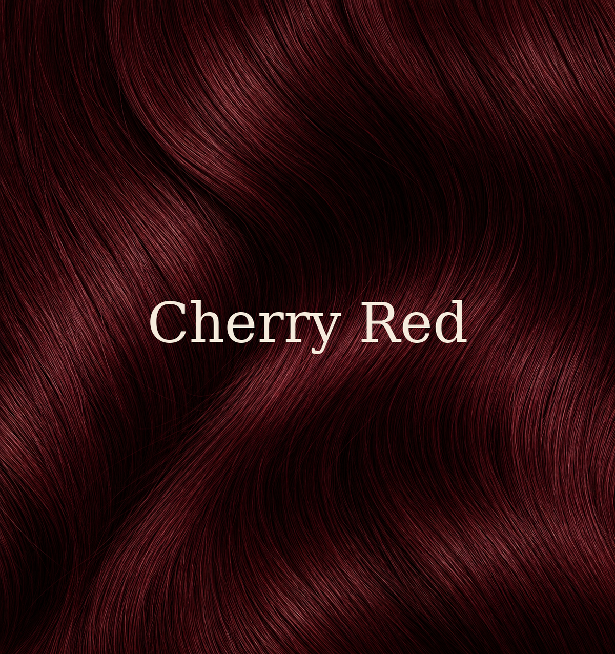 Kleurstaal Cherry Red van Lezwina Hair