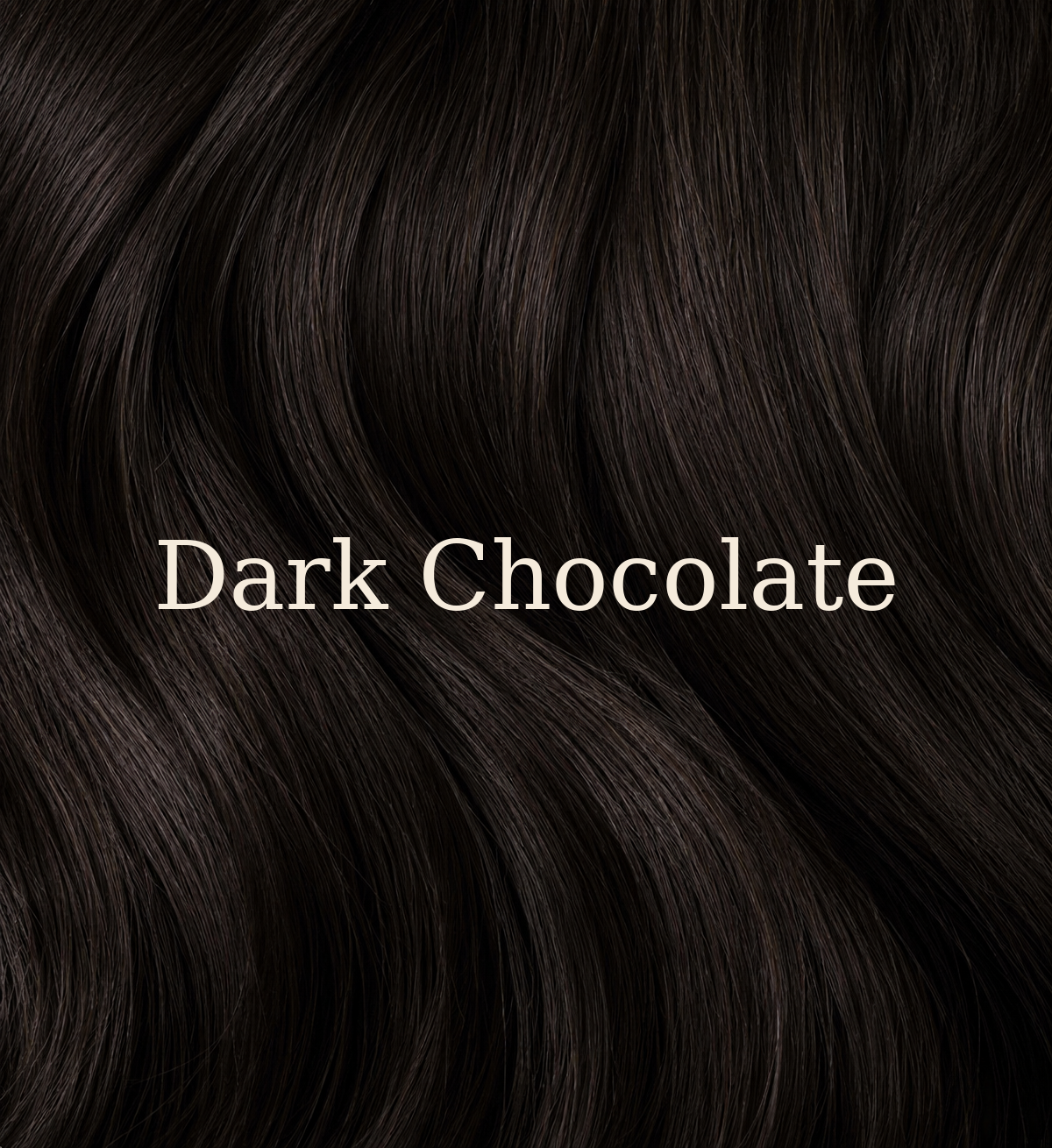 Kleurstaal Dark Chocolate van Lezwina Hair