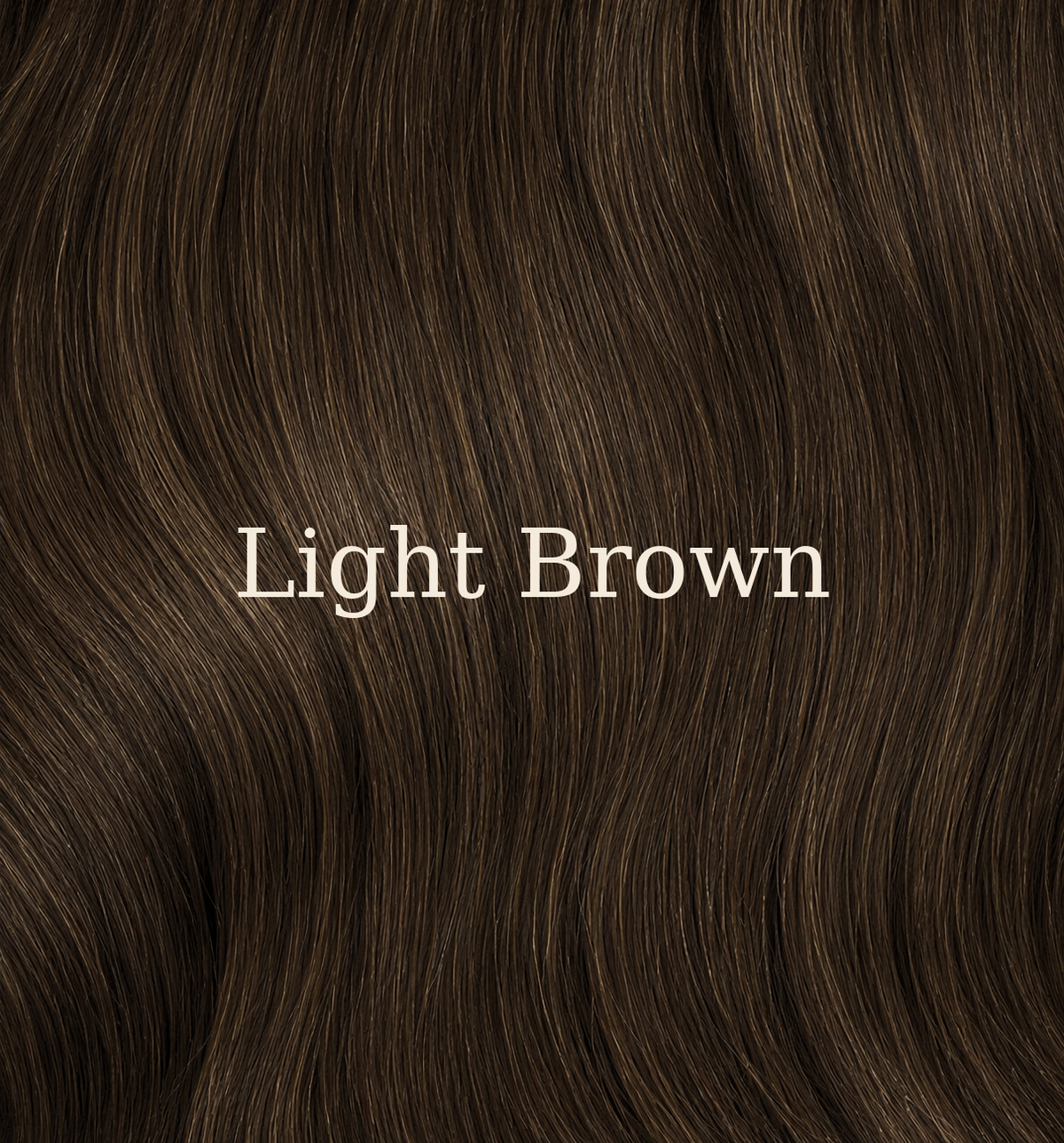 Kleurstaal Light Brown van Lezwina Hair